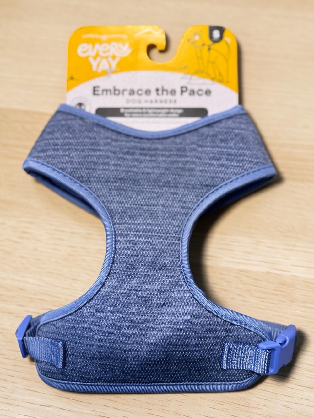 EveryYay Blue Dog Harness - Heathered Light Blue